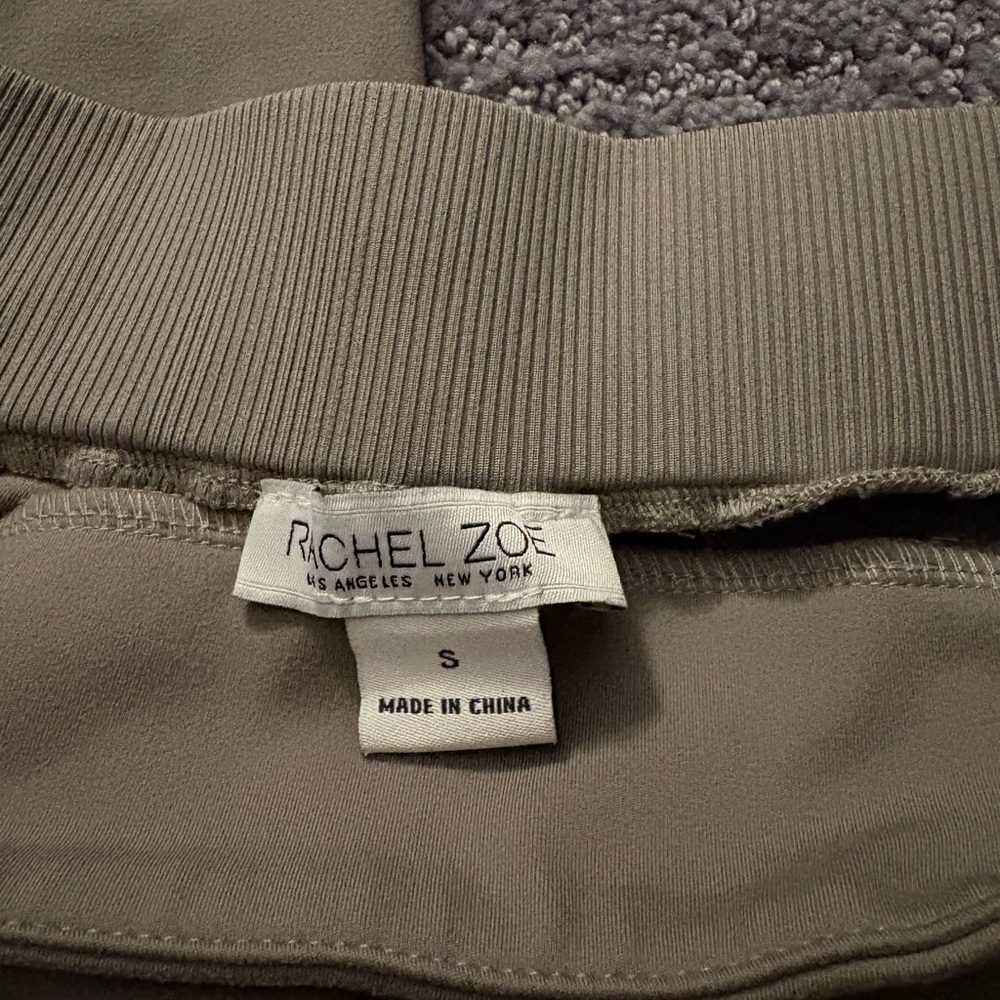 Rachel Zoe tan joggers